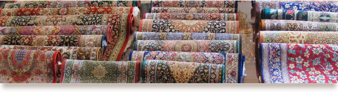 ペルシャ絨毯ギャラリー　アラベスク　店内2